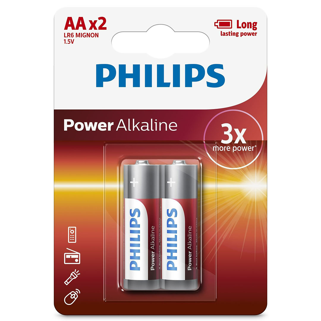 LR6P2B بطارية 15 فولت AA - قطعتين