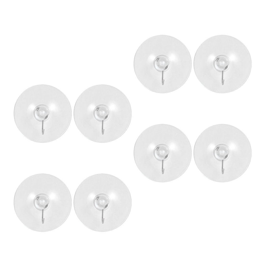 خطاف أكواب شفط - قطعه واحدة - شفاف