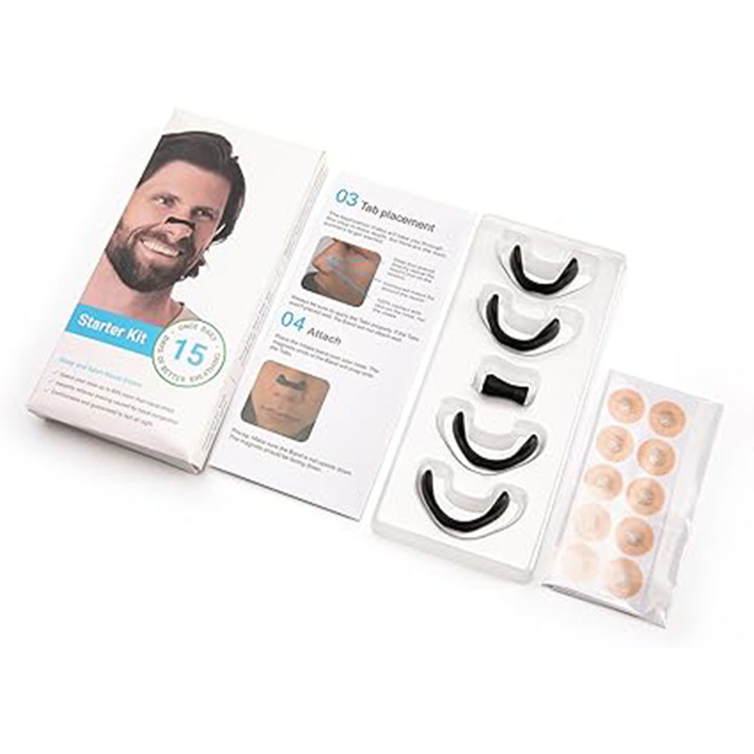 شرائط الأنف المغناطيسية لتحسين جودة التنفس - 15 قطعة