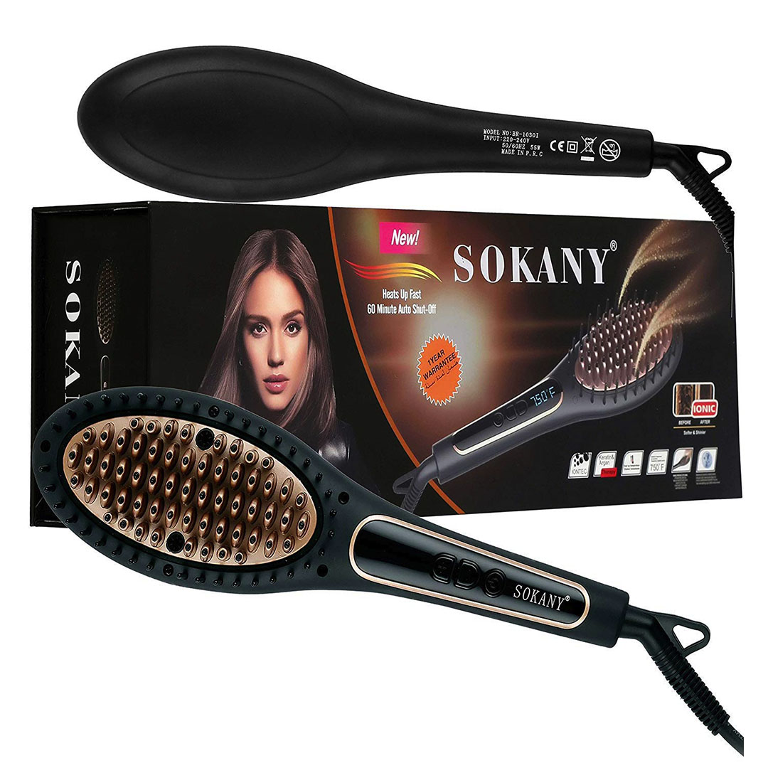 فرشاة فرد الشعر سوكاني - أسود - BR1030I