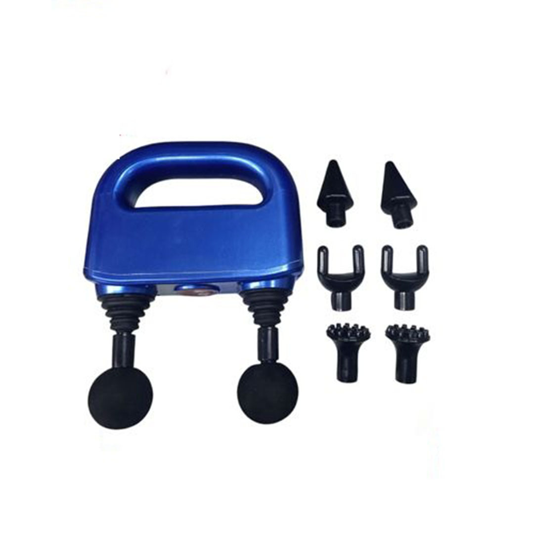 مسدس تدليك مزدوج للجسم - أزرق