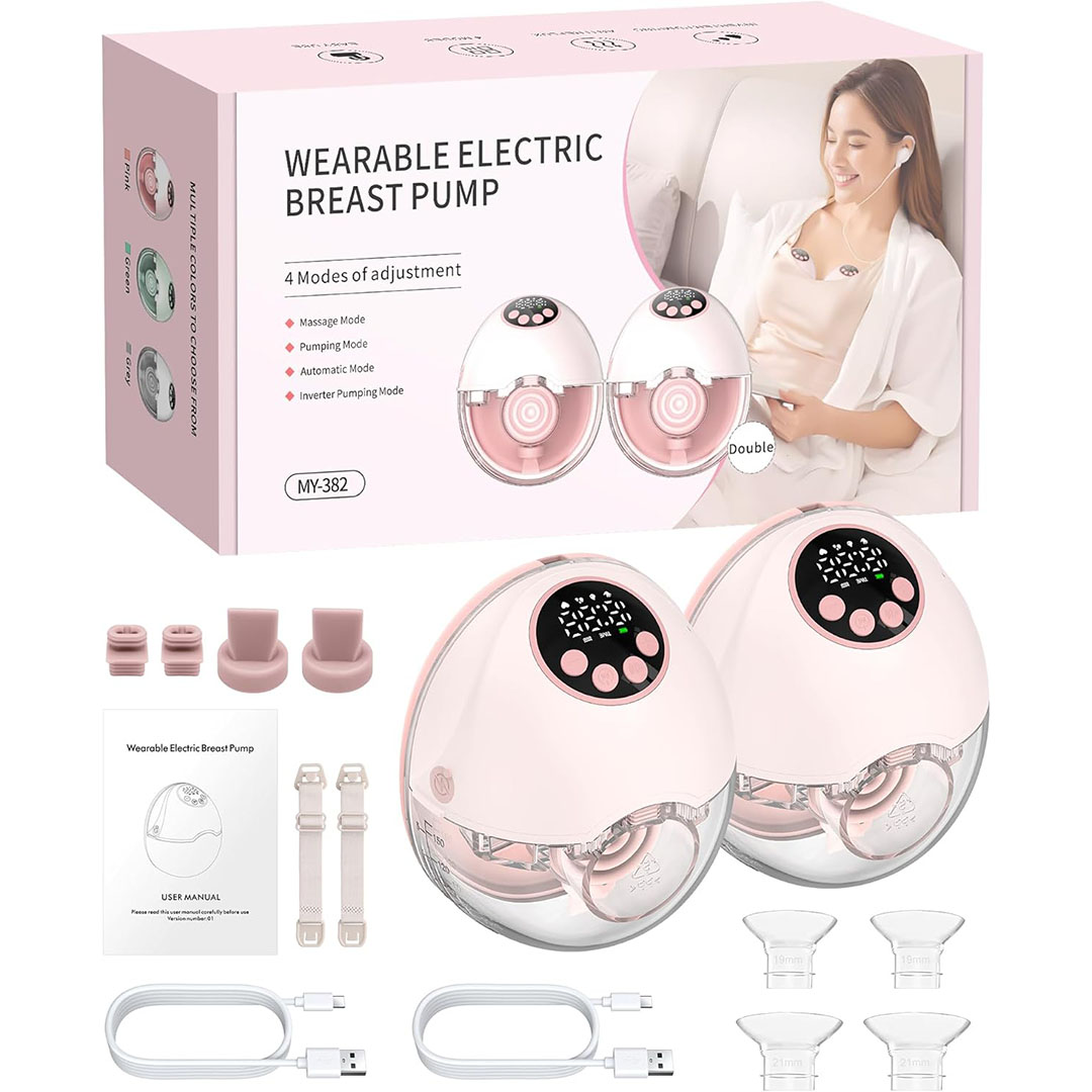 مضخة الرضاعة الطبيعية القابلة لإعادة الشحن - 1200 مللي - 4 أوضاع و12 مستوى