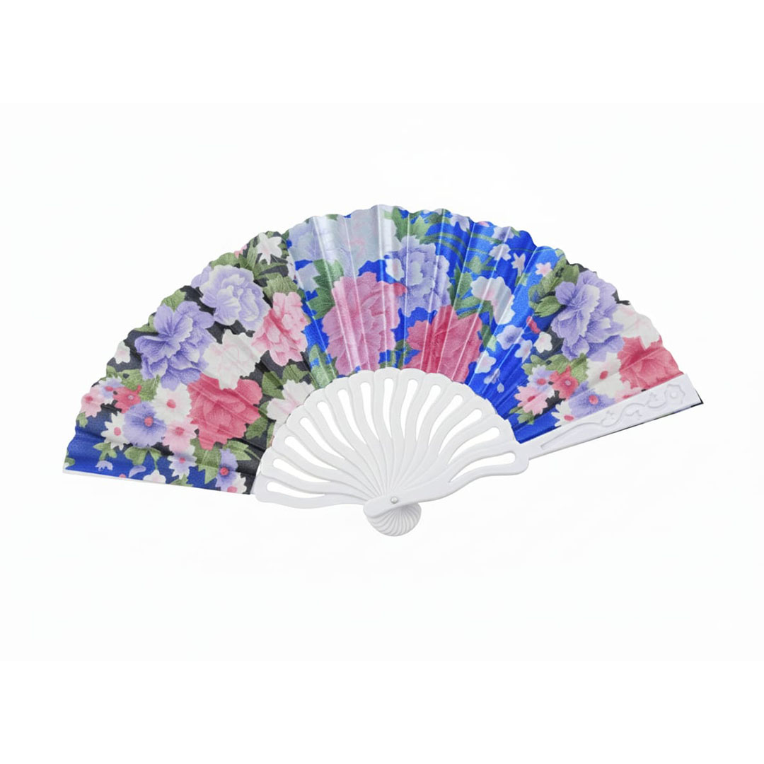 مروحة بيد أبيض * لبني بلاستيك مشجر