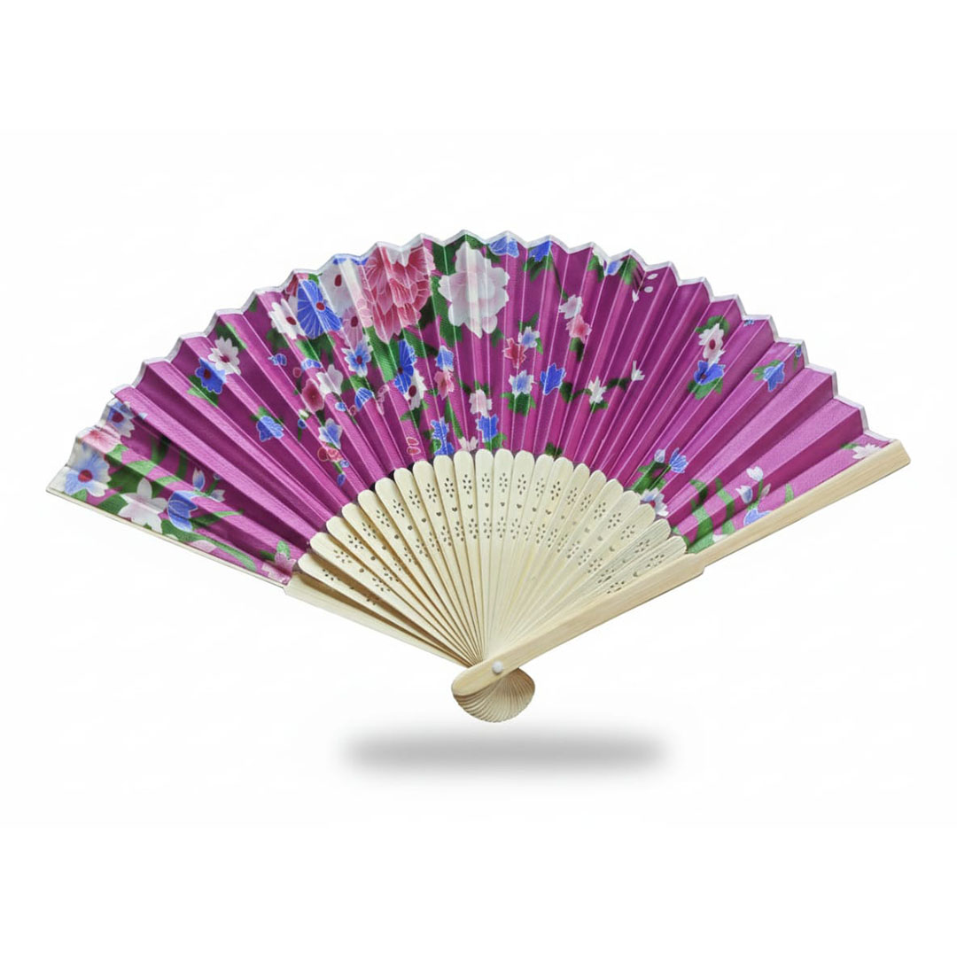 مروحة يدوية بلاستيك موف مشجر