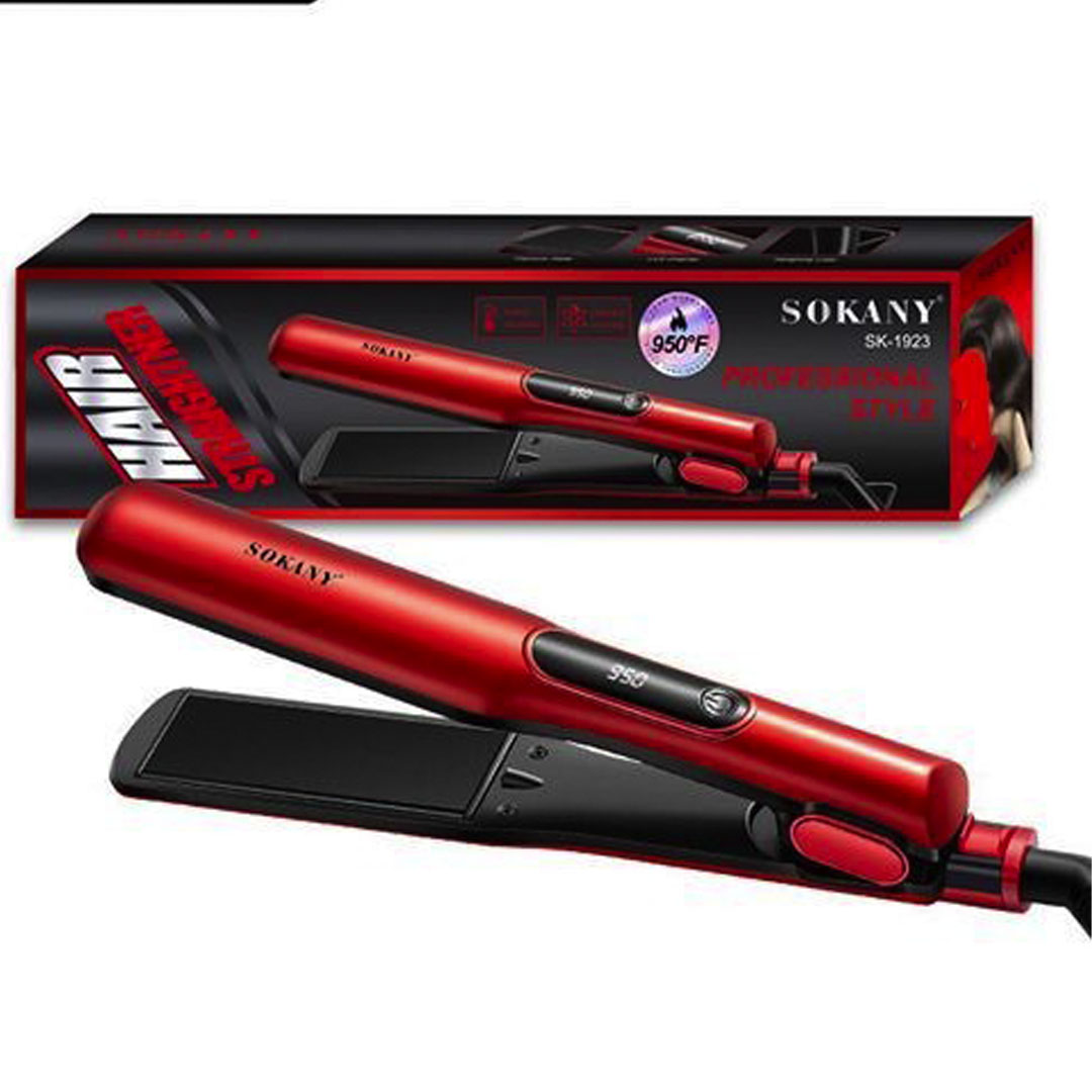 مكواة شعر سوكاني بدرجة حرارة 950 - أحمر - SK-1923