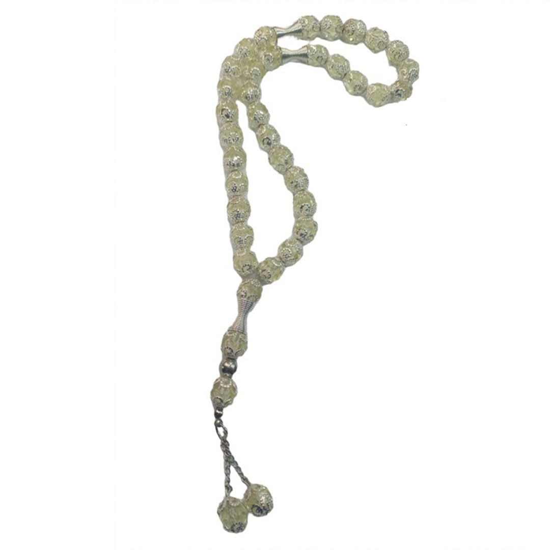 سبحة خرز - 33 حبة - أوف وايت