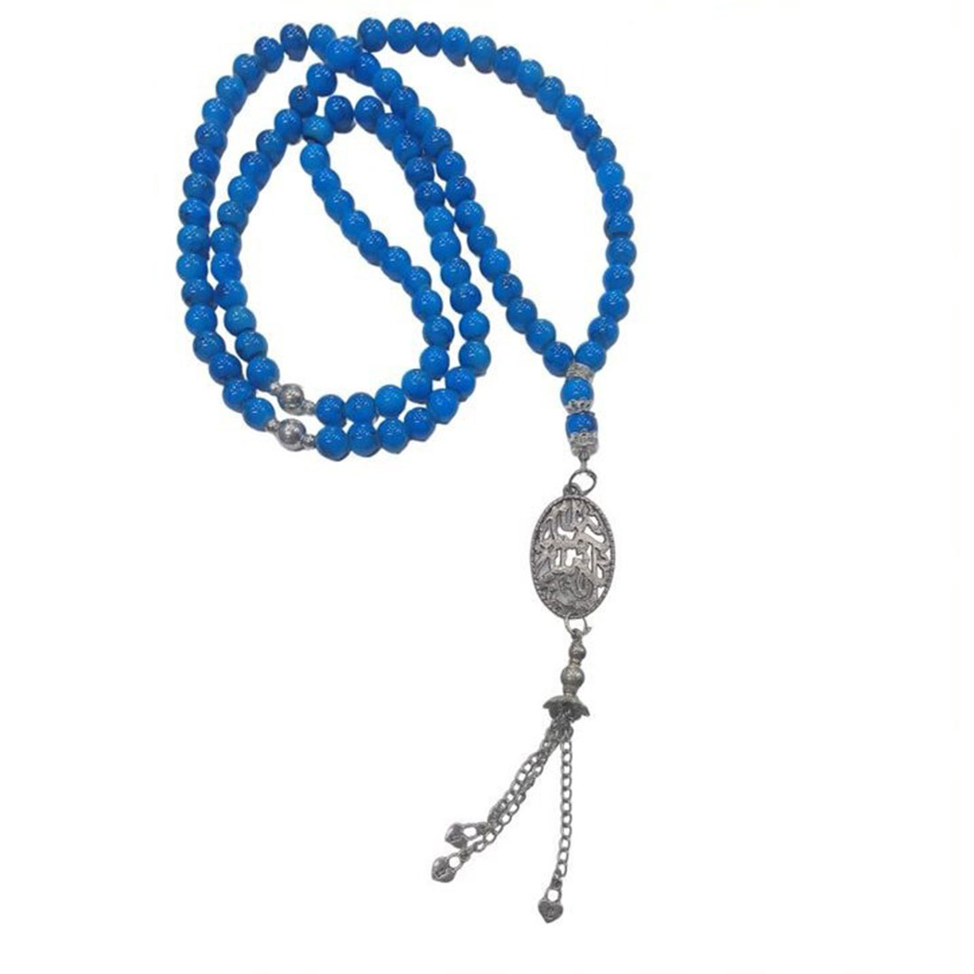 سبحة خرز - 99 حبة - أزرق