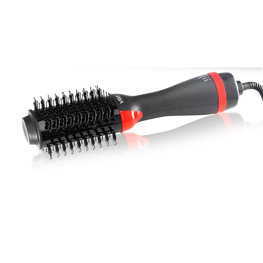 فرشاة الشعر في جي ار 1000 وات - أسود/أحمر v-416