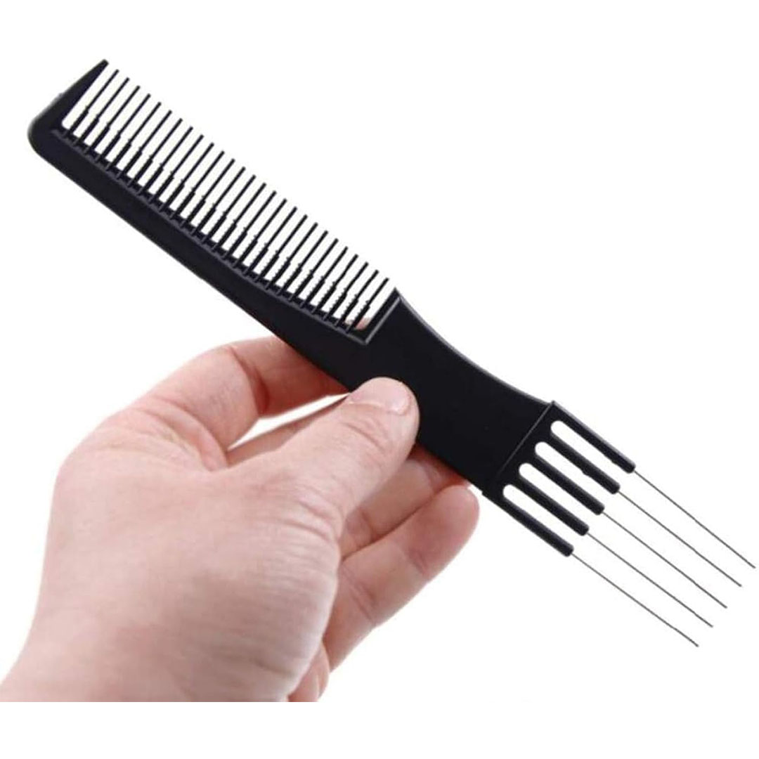 مشط رفيع لتصفيف الشعر - أسود