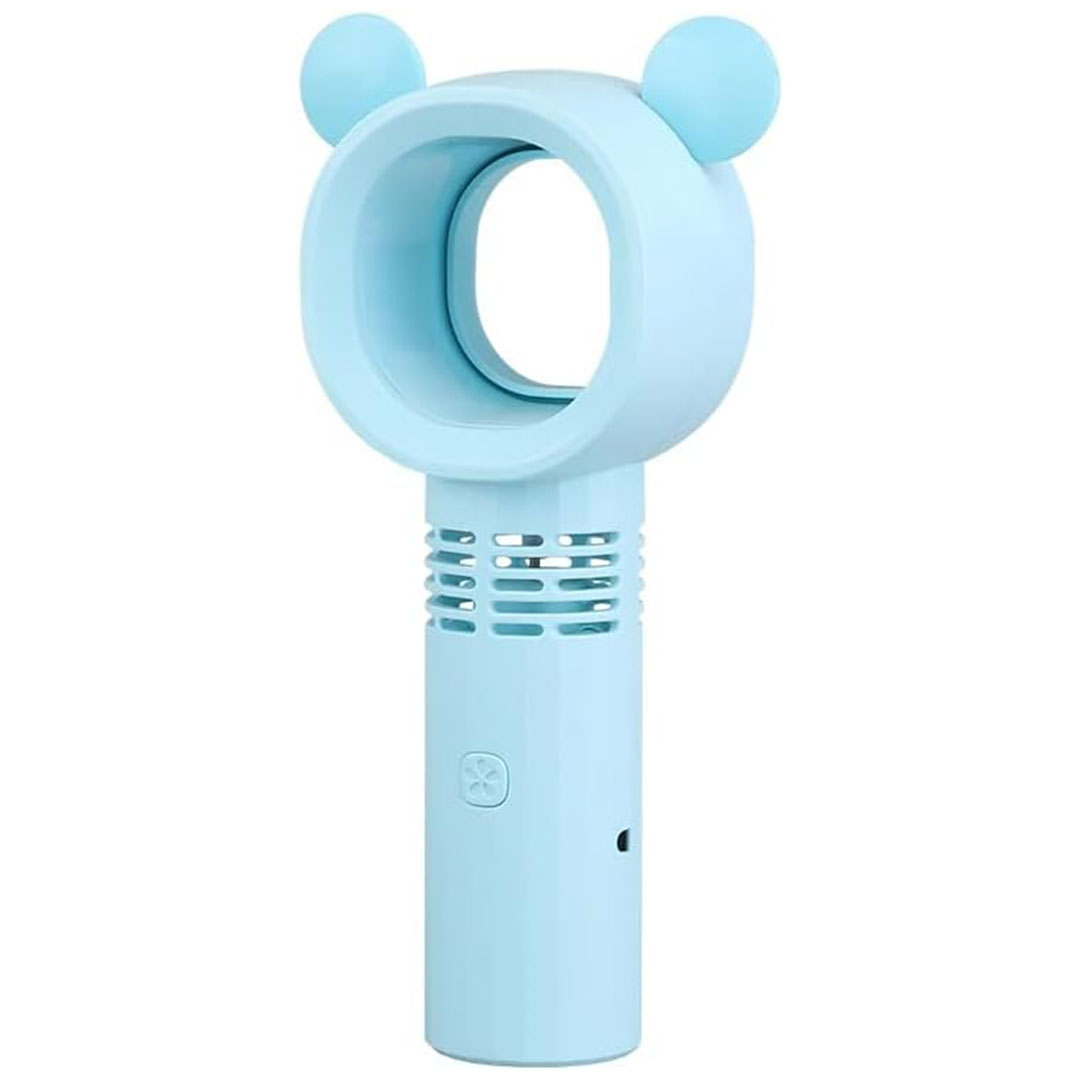 مروحة جيب محمولة قابلة للشحن - صغيرة الحجم - لبني