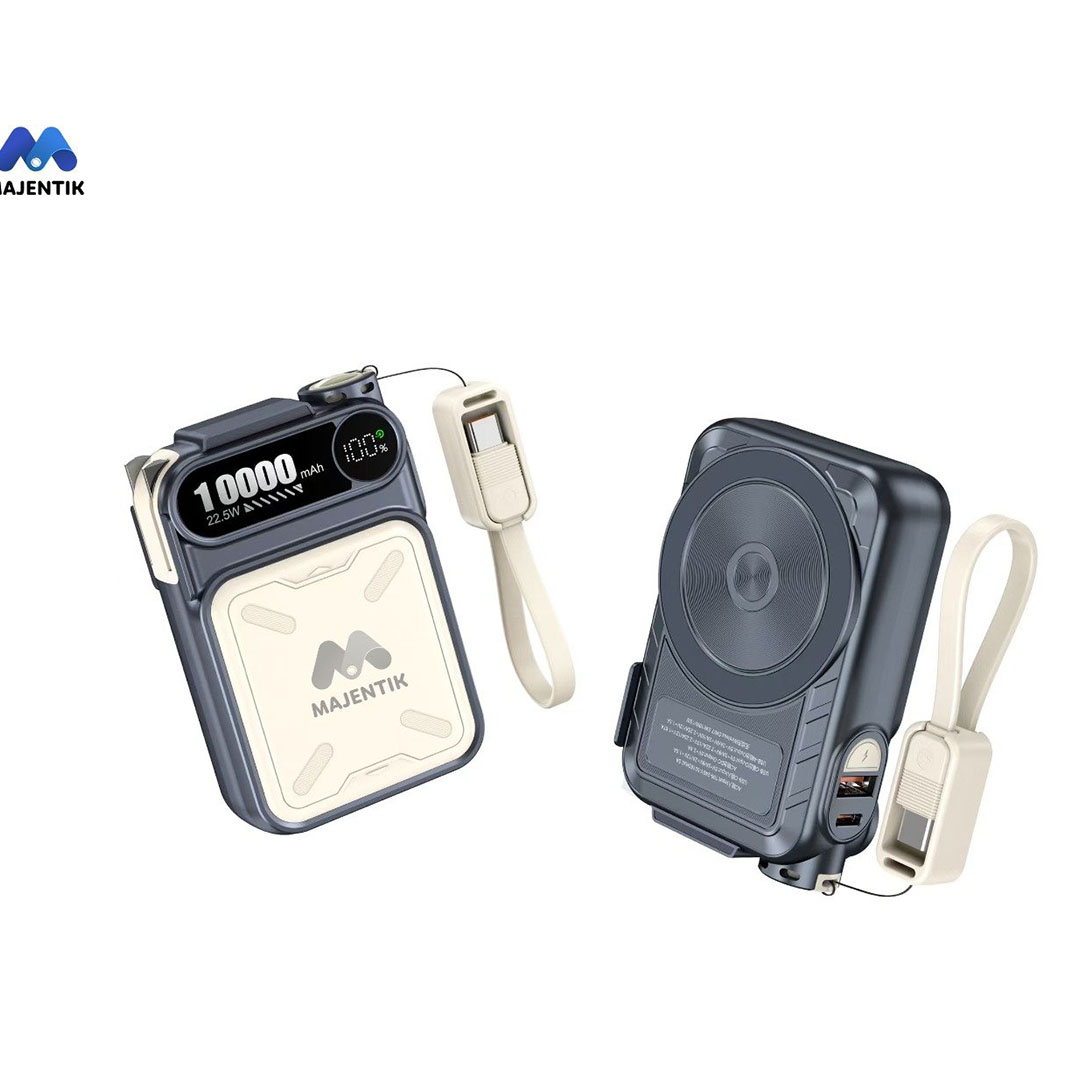 باور بانك -10000 مللي أمبير - رمادي - MJ-35