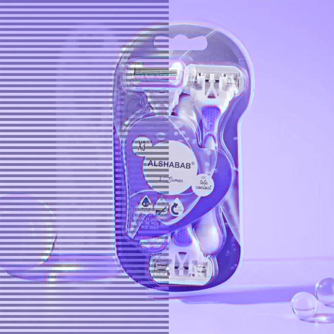 شفرات لإزالة الشعر للنساء - 3 شفرات