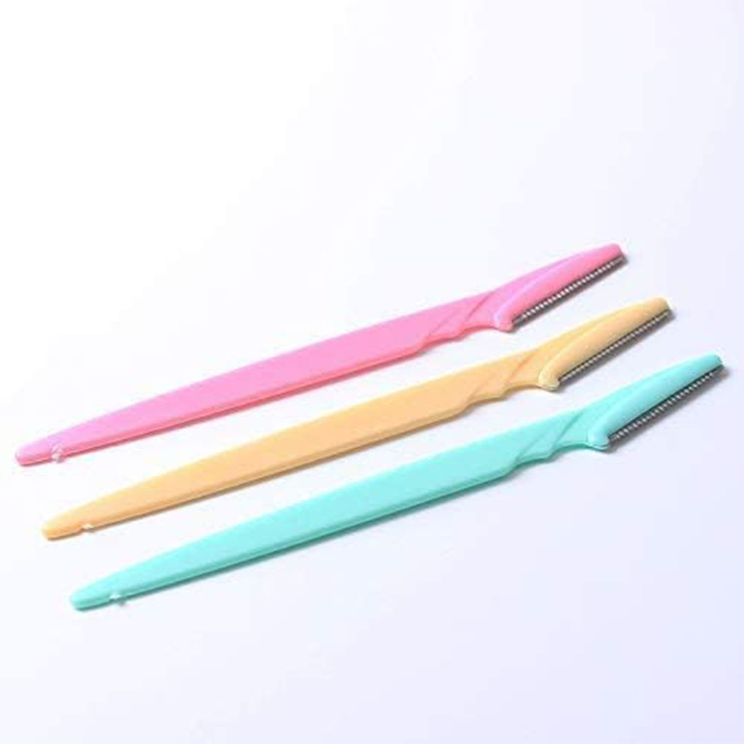 شفرات حلاقة الوجه والحواجب بدقة - 3 قطع