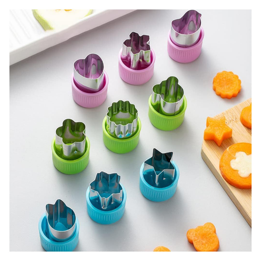 قطاعات بسكويت - 9 قطع - أخضر