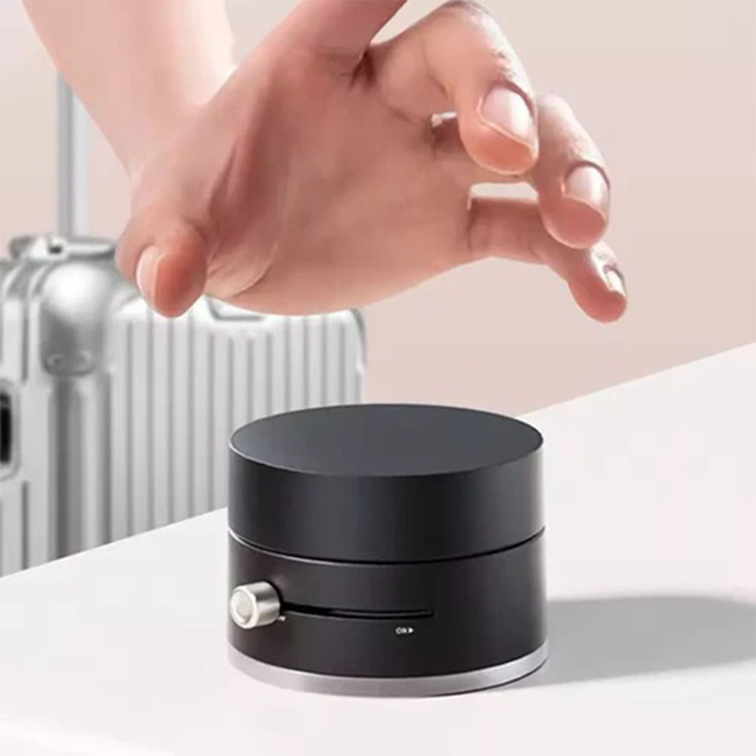 حامل هاتف مغناطيسي للسيارة Vacuum A2 قابل للطي - اسود