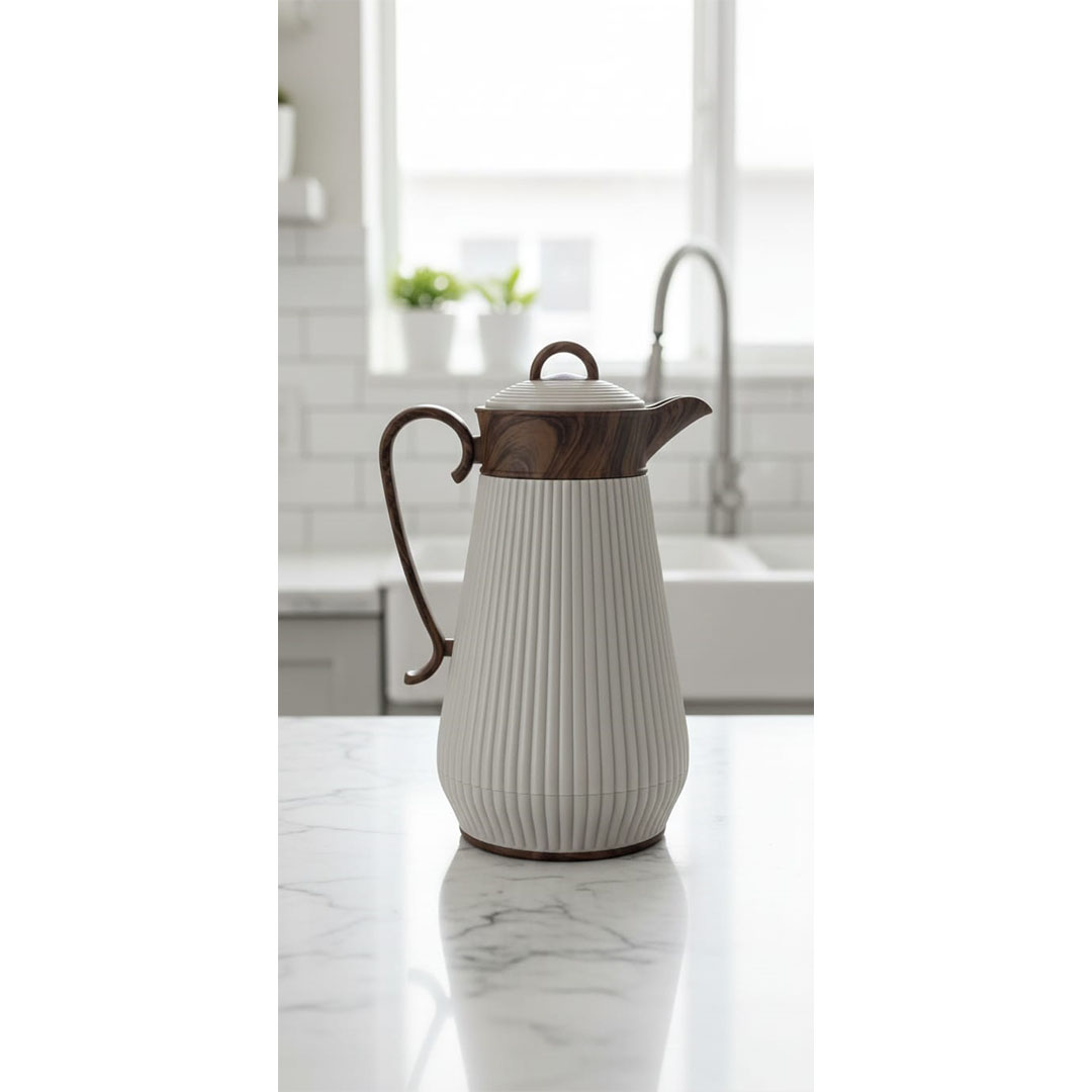 ترمس شاي الأندلس - 0.95 لتر - بيج * بني