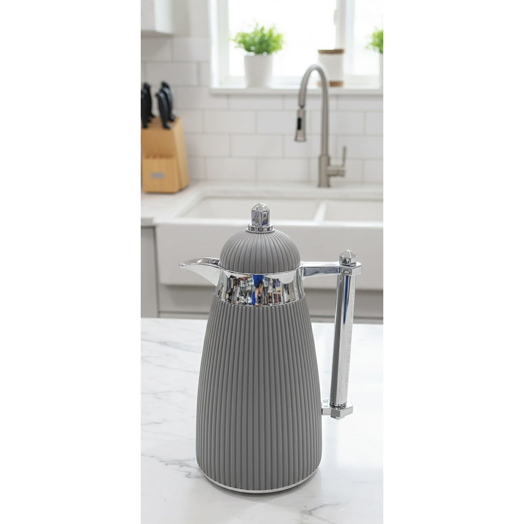 ترمس شاي الأندلس - 0.95 لتر - رمادي