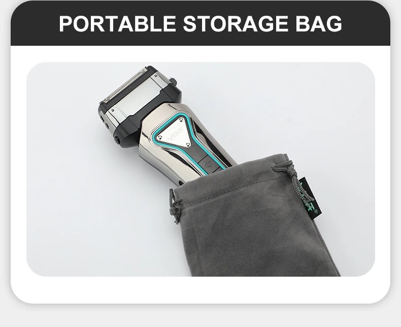 V-333 ماكينة حلاقة اللحية مقاومة للماء - متعددة الألوان