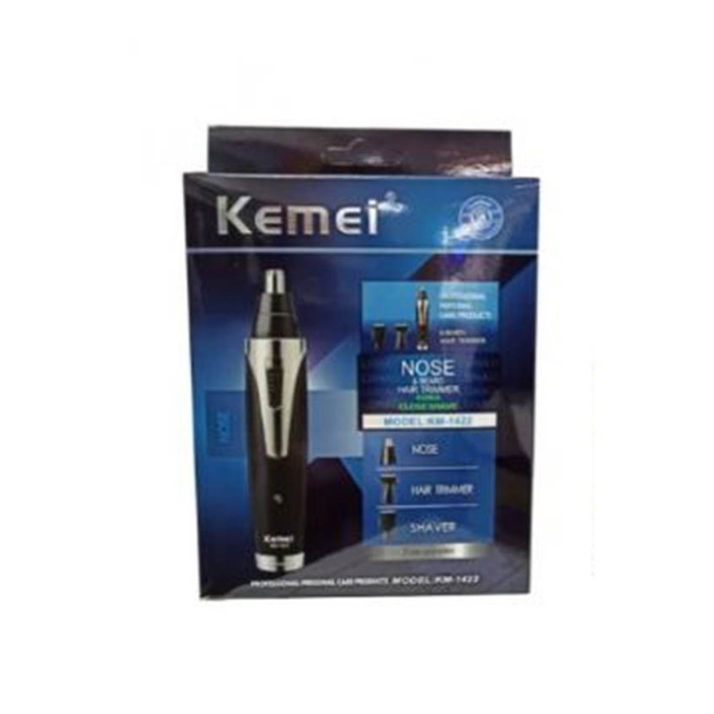 Km-1422 ماكينة حلاقة الانف والاذن - أسود