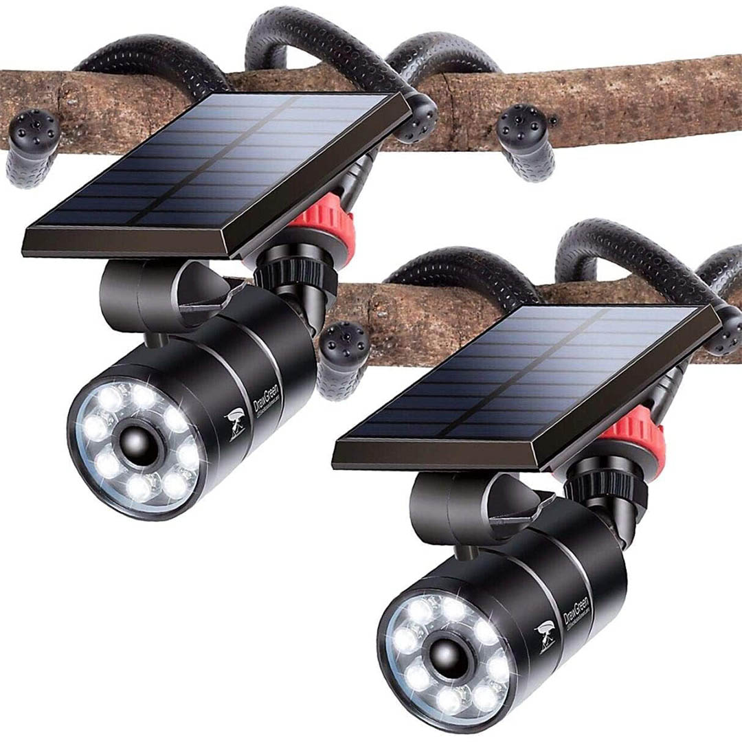 A693 كشاف طاقة شمسية - أسود