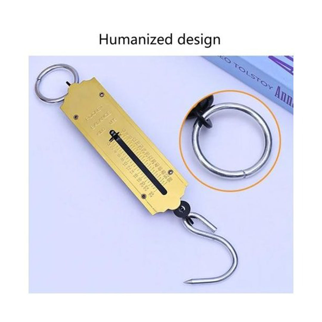 ميزان محمول يدوي - 25 كيلو - ذهبي