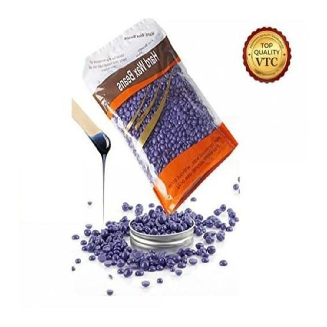 حبيبات شمع لإزالة شعر الجسم - 500 جرام - أعواد خشب 100 قطعة