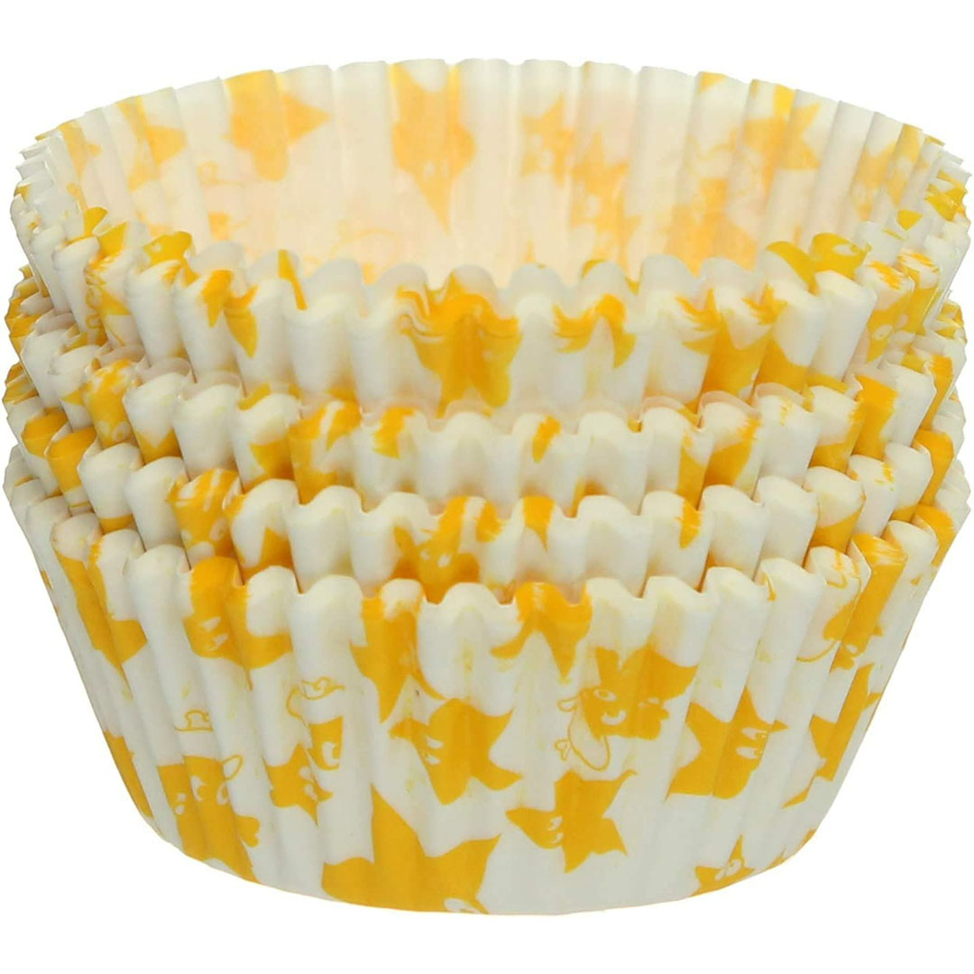 ورق زبدة للكب كيك - 25 قطعة - متعددة الالوان