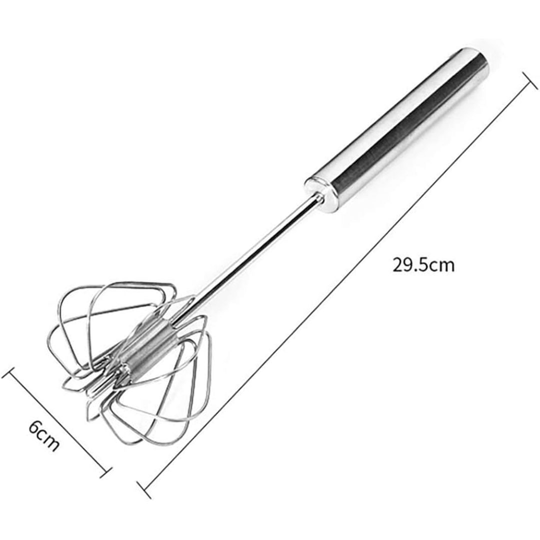 مضرب البيض اليدوي - فضي