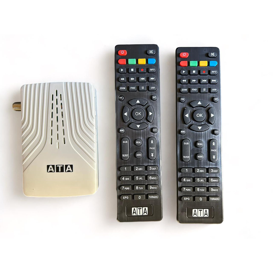 جهاز ريسيفر رقمي صغير - أبيض