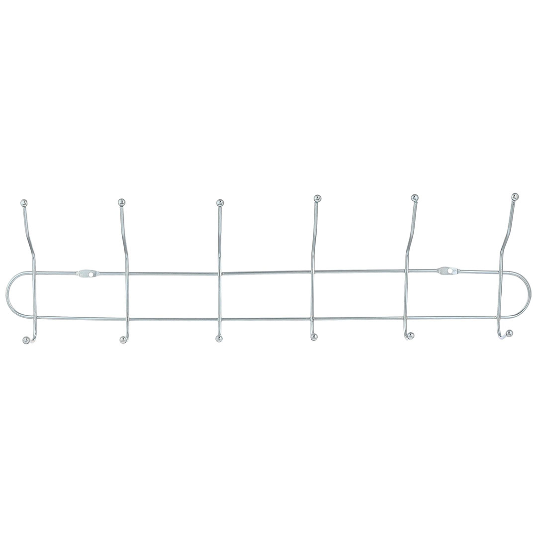 شماعة ستانلس ستيل للملابس - 12 خطاف - فضي