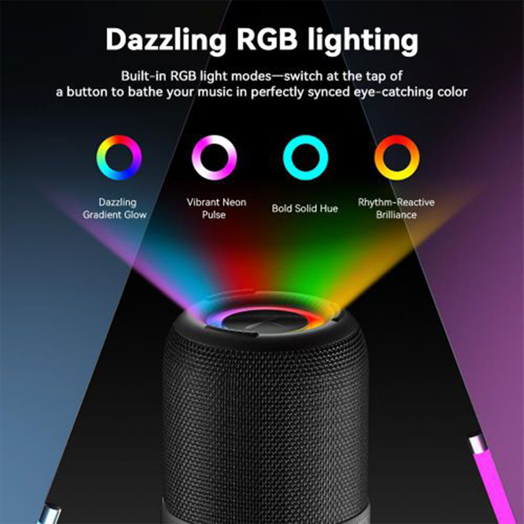 مكبر صوت خارجي لاسلكي بإضاءة - LS-X1