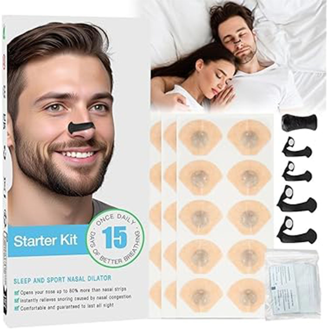 شرائط الأنف المغناطيسية لتحسين جودة التنفس - 15 قطعة