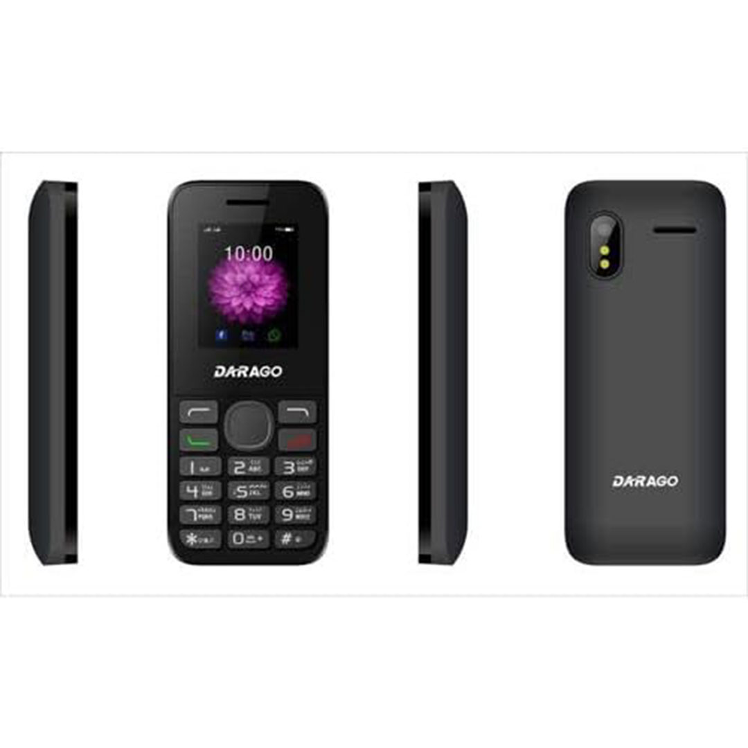 موبايل داراجو DR15 ثنائي الشريحة - أسود