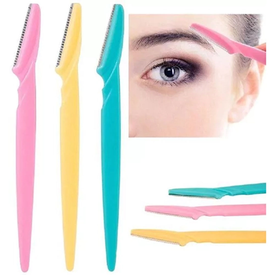 شفرات حلاقة الوجه والحواجب بدقة - 6 قطع