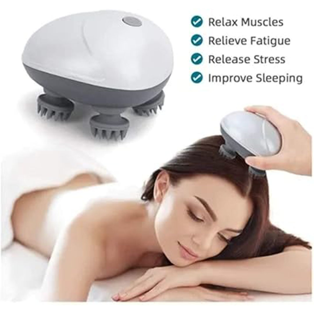 جهاز مساج لتدليك فروة الرأس والرقبة واسترخاء العضلات -ـ 84 عقدة