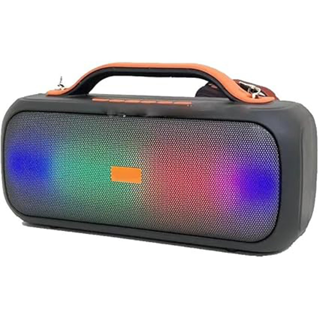 سماعة بلوتوث متنقلة تدعم كارت الميموري و USB - أسود - JL-380