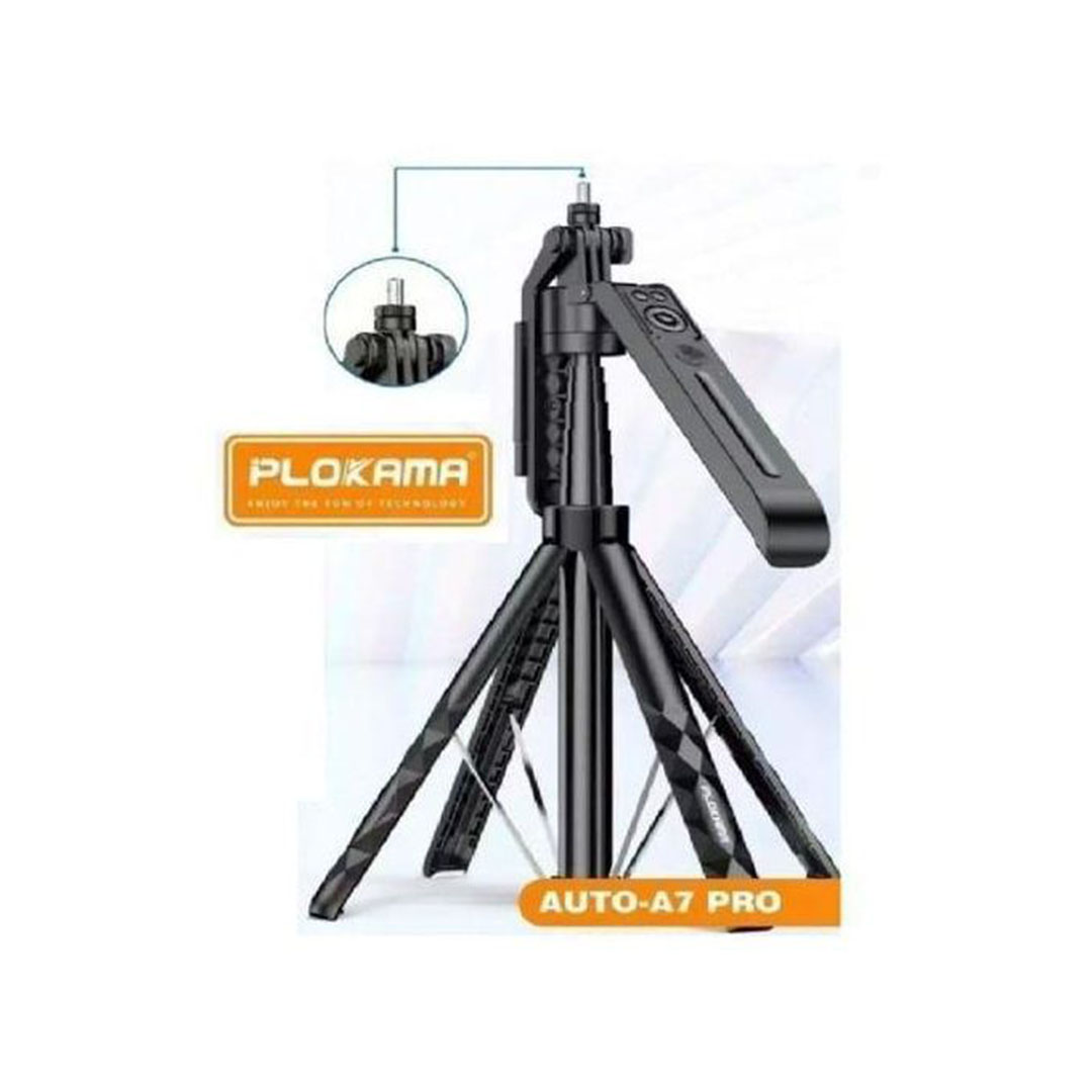 عصا سيلفي ثلاثية القوائم ذكية AI 180 سم AUTO-A7 Pro