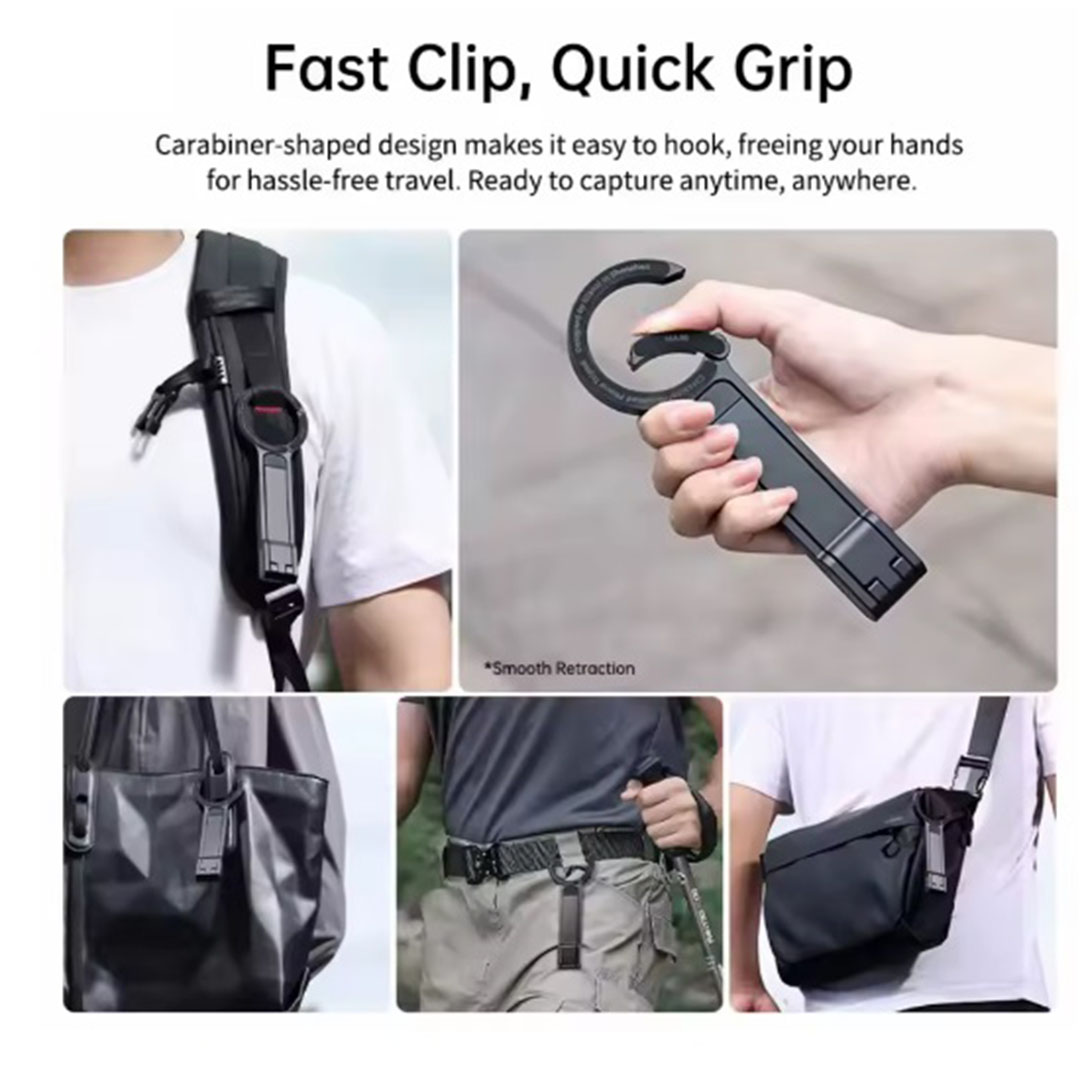 حامل ثلاثي مغناطيسي MagSafe للجيب - رمادي