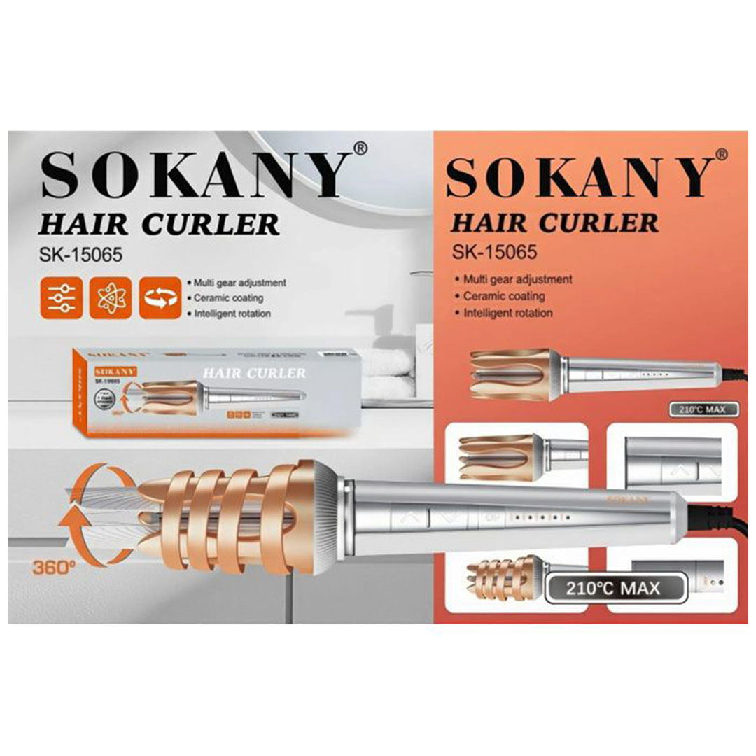مكواة شعر دوارة للشعر المجعد سوكاني - 32 مم - SK-15065