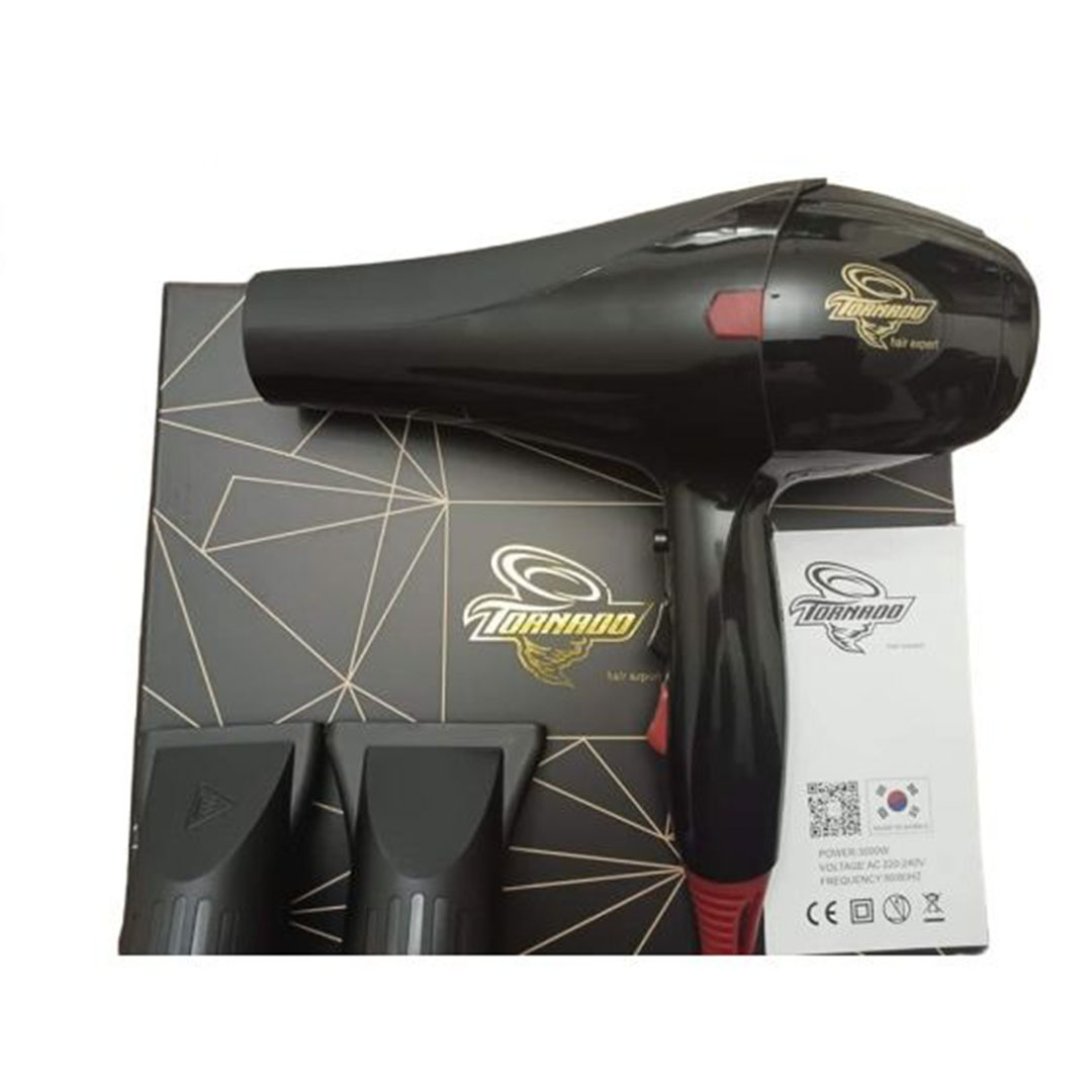 مجفف الشعر الاحترافي تورنادو 8900 - 5000 وات - أسود