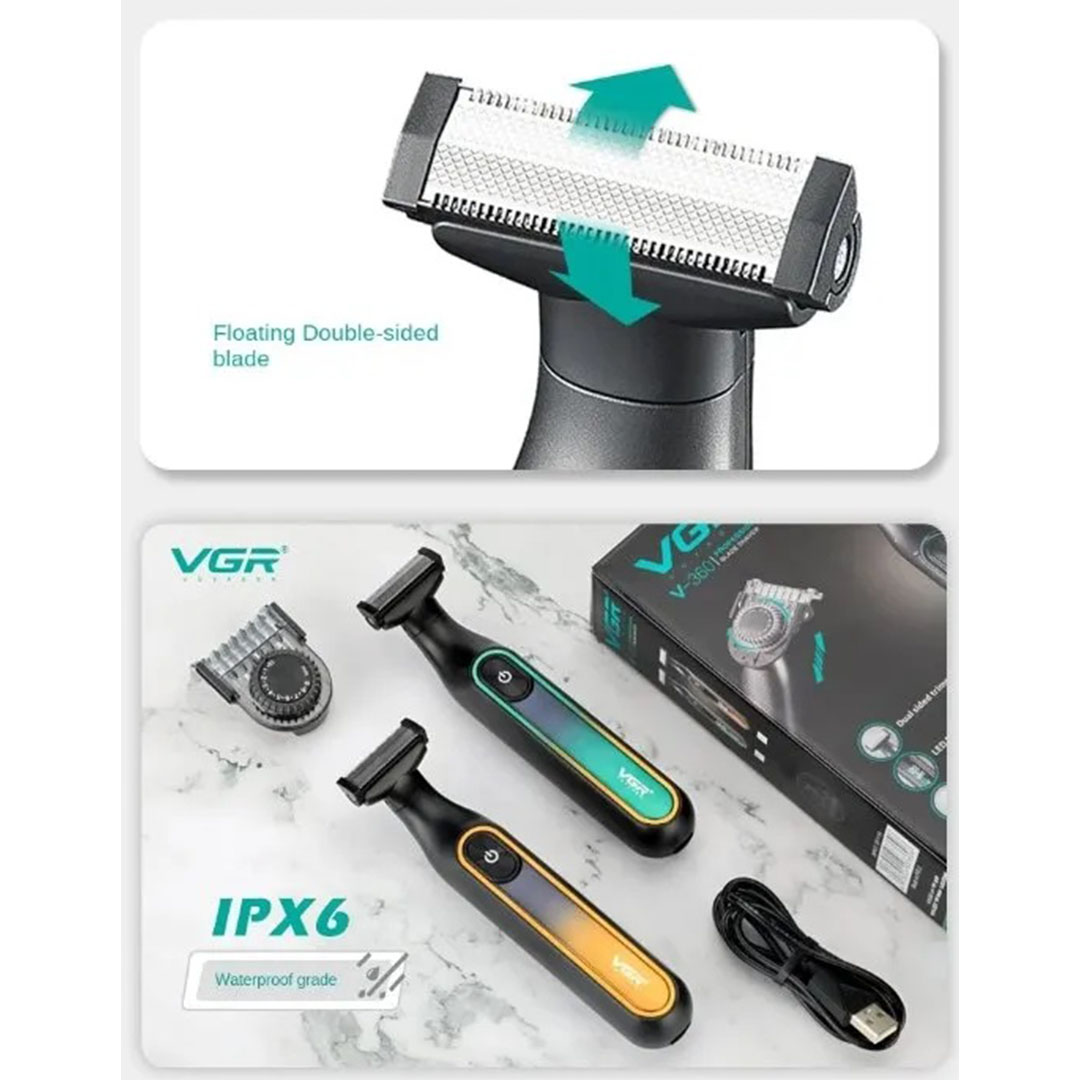 مكينة حلاقة احترافية - V-360 - أسود