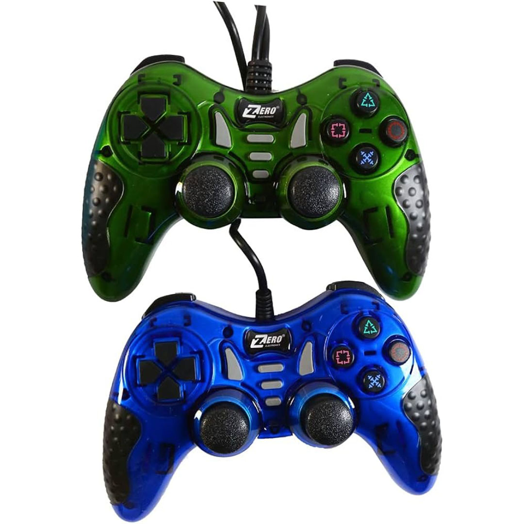 أذرع تحكم الألعاب - أزرق/أخضر - ZR5001