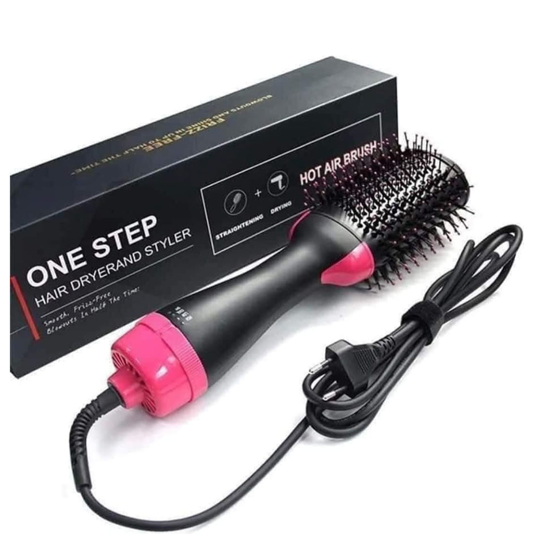 فرشاة تجفيف الشعر 2 في 1 لتصفيف الشعر وان ستيب