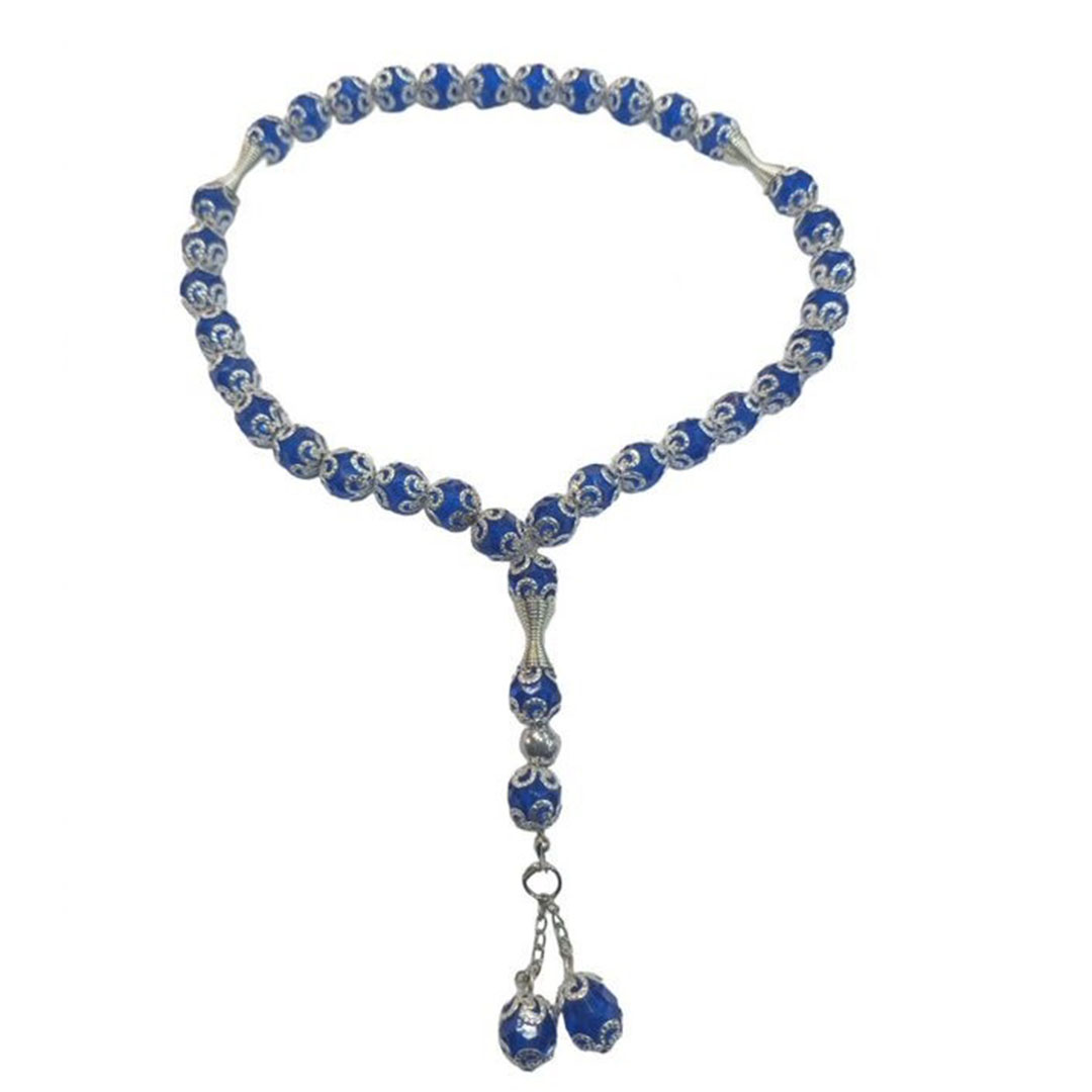 سبحة خرز - 33 حبة - أزرق