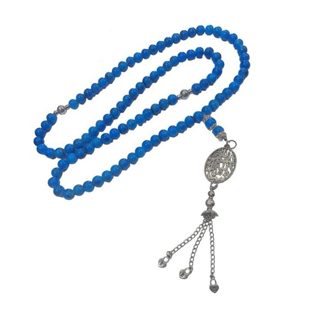 سبحة خرز - 99 حبة - أزرق