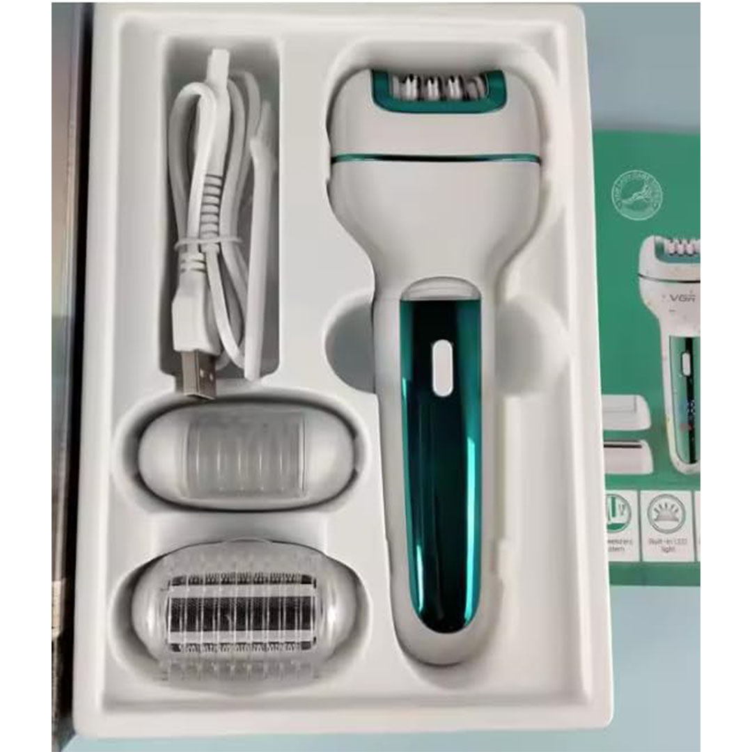 ماكينة إزالة الشعر للنساء في جي ار - أخضر - V-732