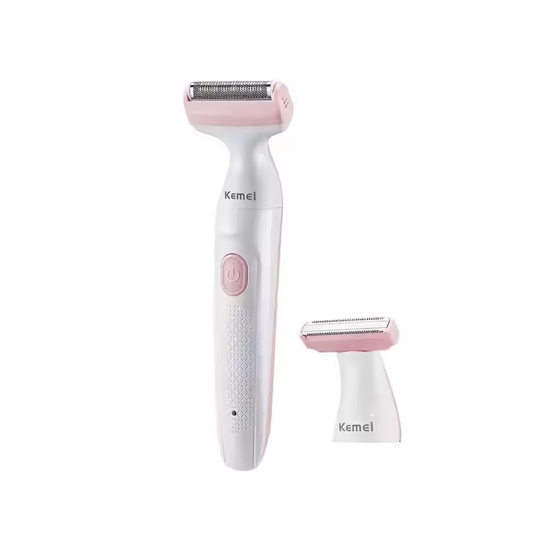 ماكينة حلاقة بيكيني كيمي مع 4 رأوس - بينك -km-113