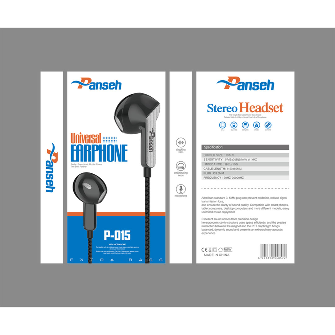 سماعات ستيريو للمكالمات والموسيقى بانسية - p-015