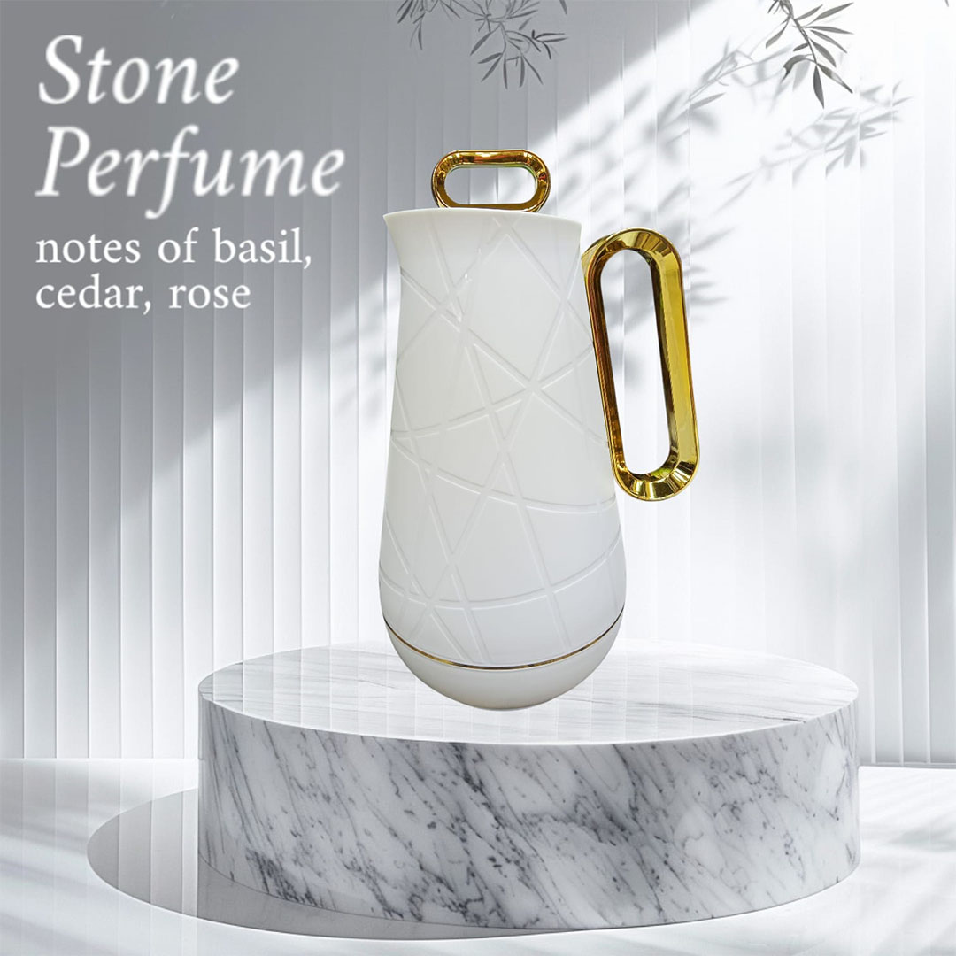 ترمس شاي من الأندلس - أبيض - 0.85 لتر