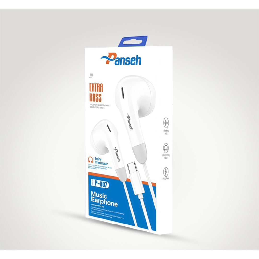 سماعات ستيريو للمكالمات والموسيقى p-007 تايب سي بانسية